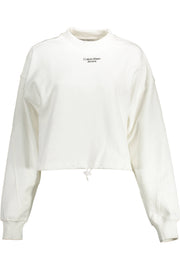 CALVIN KLEIN WOMEN'S ZIPLESS SWEATER WHITE