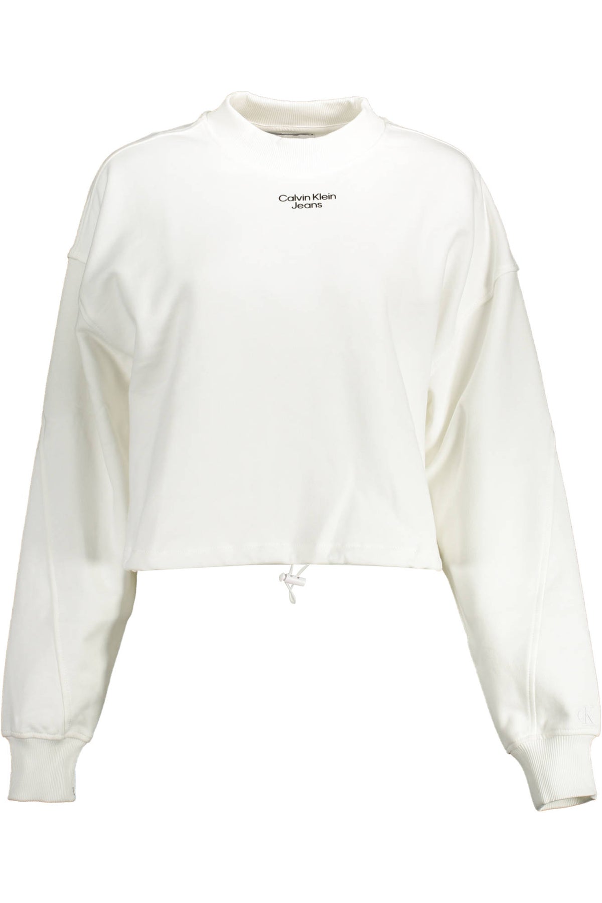 CALVIN KLEIN WOMEN'S ZIPLESS SWEATER WHITE