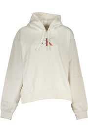 CALVIN KLEIN WOMEN'S ZIPLESS WHITE SWEATER