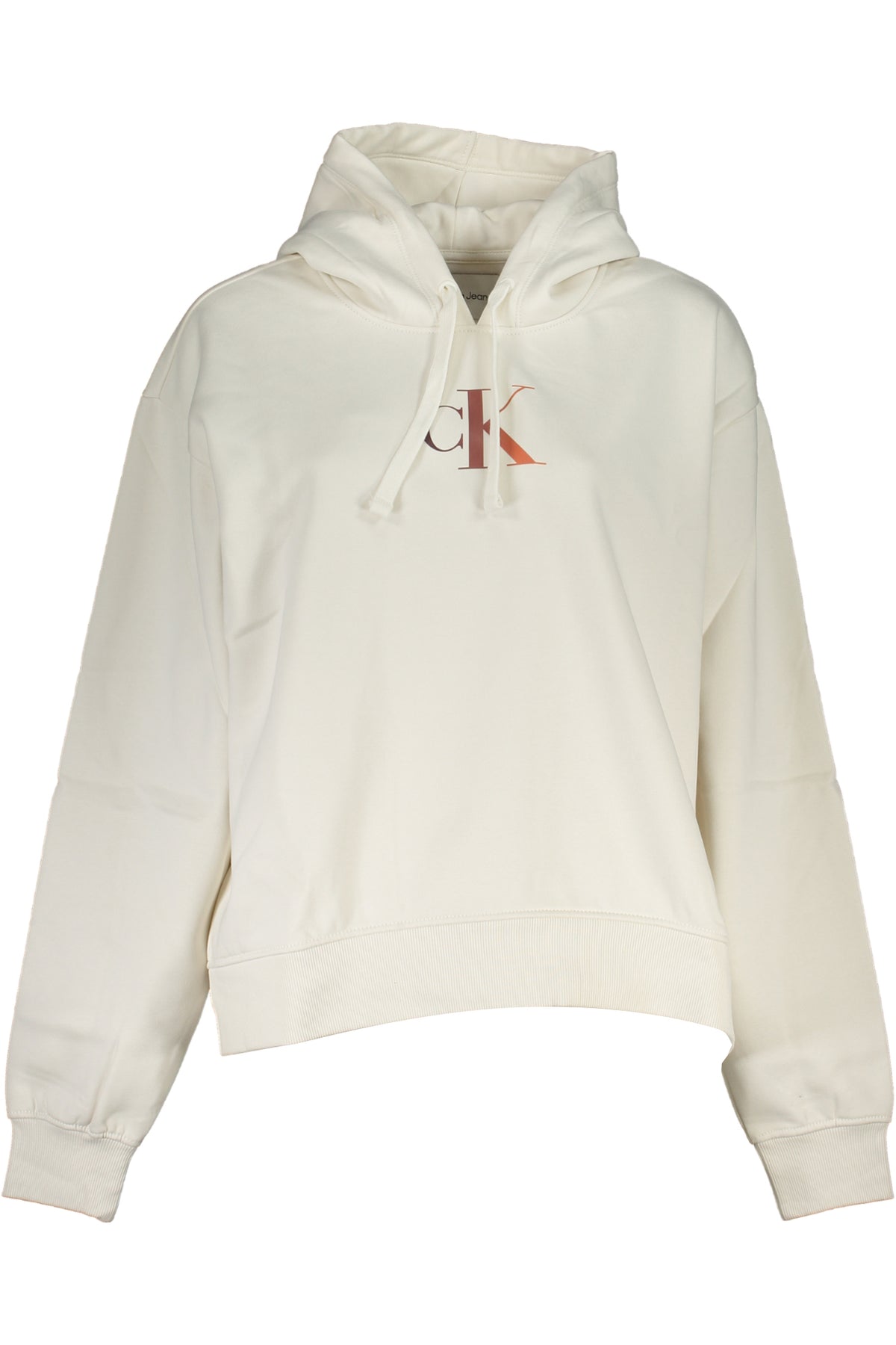 CALVIN KLEIN WOMEN'S ZIPLESS WHITE SWEATER