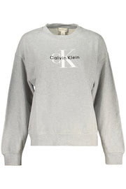 SWEATSHIRT EM ALGODÃO CALVIN KLEIN MULHER CINZENTA