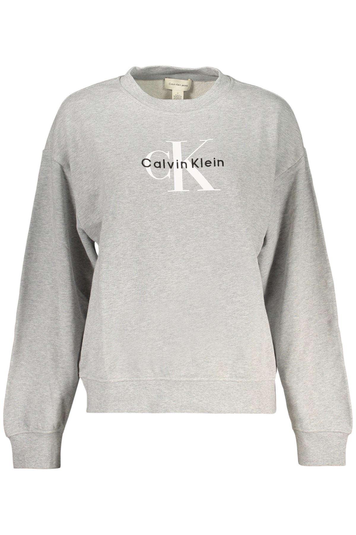 SWEATSHIRT EM ALGODÃO CALVIN KLEIN MULHER CINZENTA