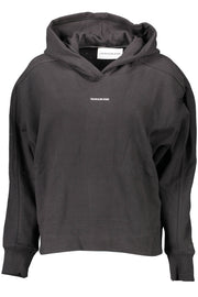 CALVIN KLEIN WOMEN'S BLACK ZIPLESS SWEATER