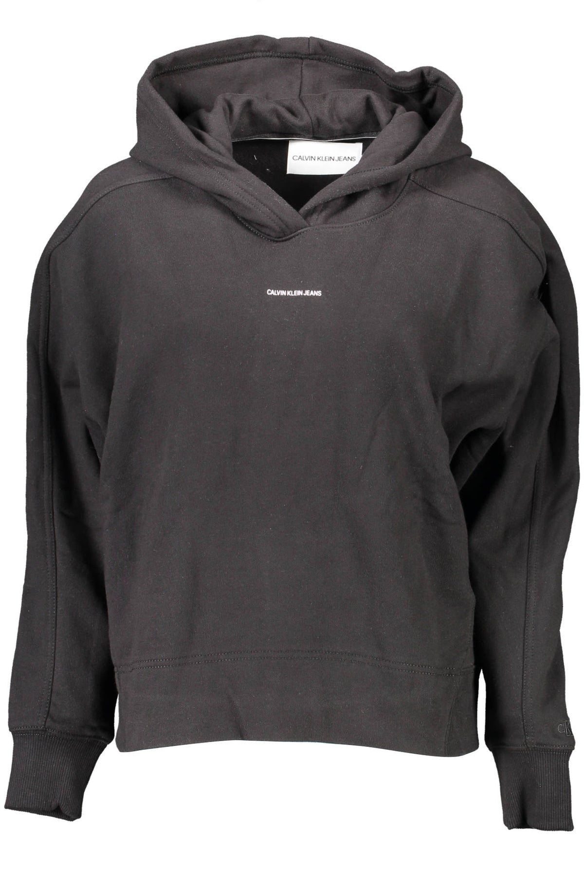 CALVIN KLEIN WOMEN'S BLACK ZIPLESS SWEATER