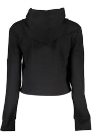WOMEN'S CALVIN KLEIN SWEATSHIRT WITH NO ZIP BLACK