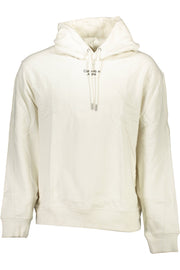 CALVIN KLEIN WHITE MEN'S SWEATER NO ZIP