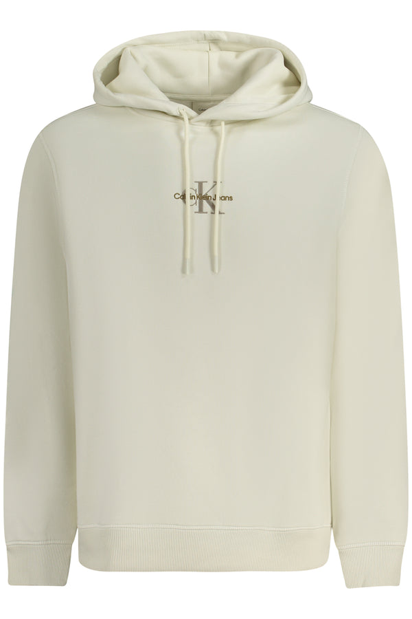 CAMISOLA CALVIN KLEIN HOMEM COM ZIP BRANCO
