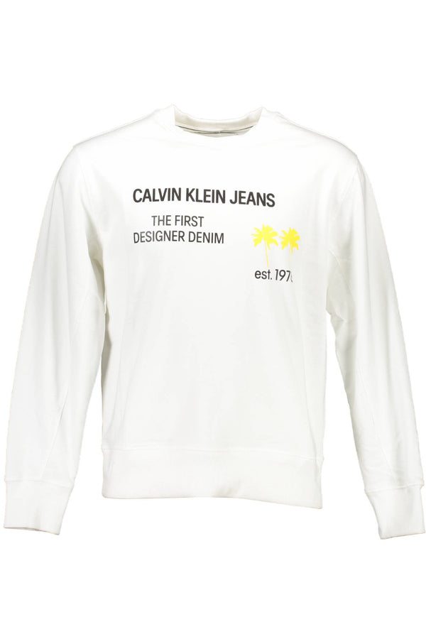 CAMISOLA CALVIN KLEIN SEM ZIP HOMEM BRANCO