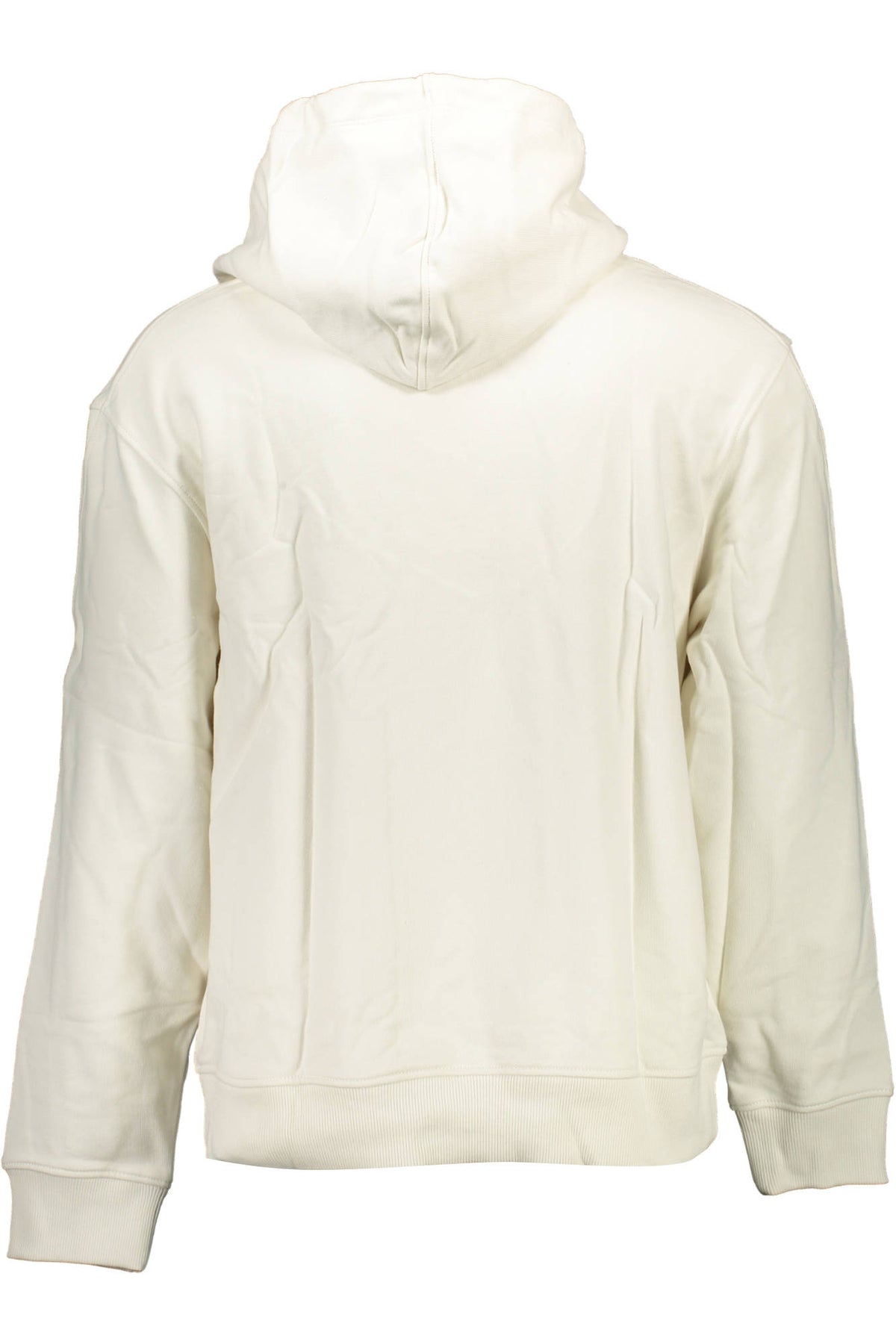 CALVIN KLEIN WHITE MEN'S SWEATER NO ZIP