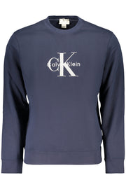 SWEATSHIRT EM ALGODÃO CALVIN KLEIN HOMEM AZUL