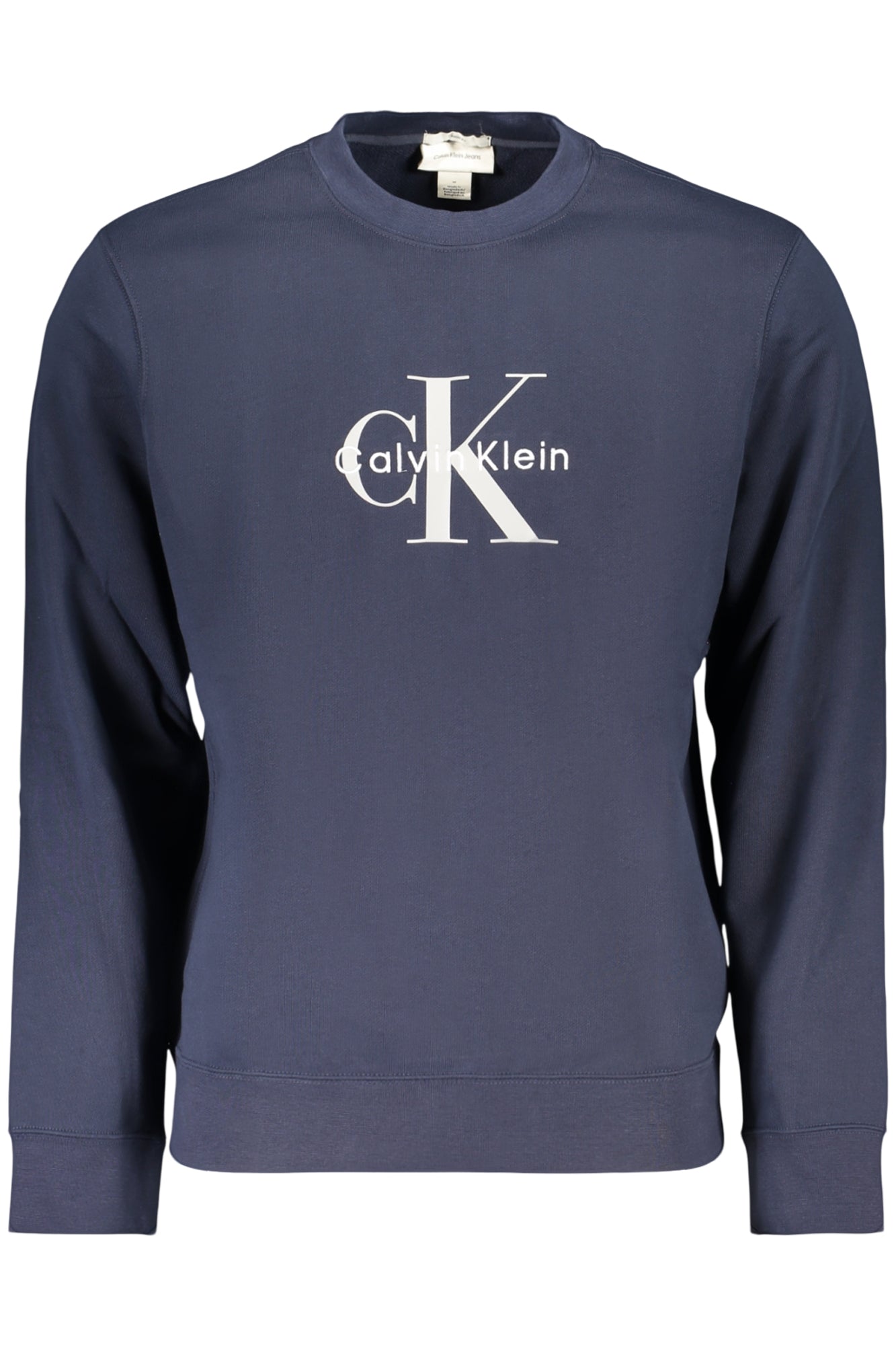 SWEATSHIRT EM ALGODÃO CALVIN KLEIN HOMEM AZUL