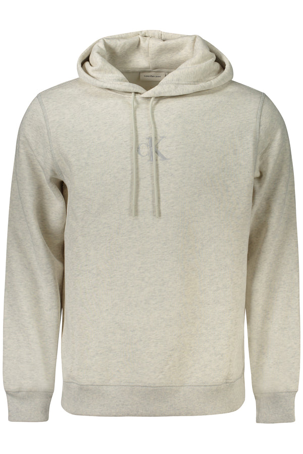 CAMISOLA CALVIN KLEIN HOMEM COM ZIP CINZA
