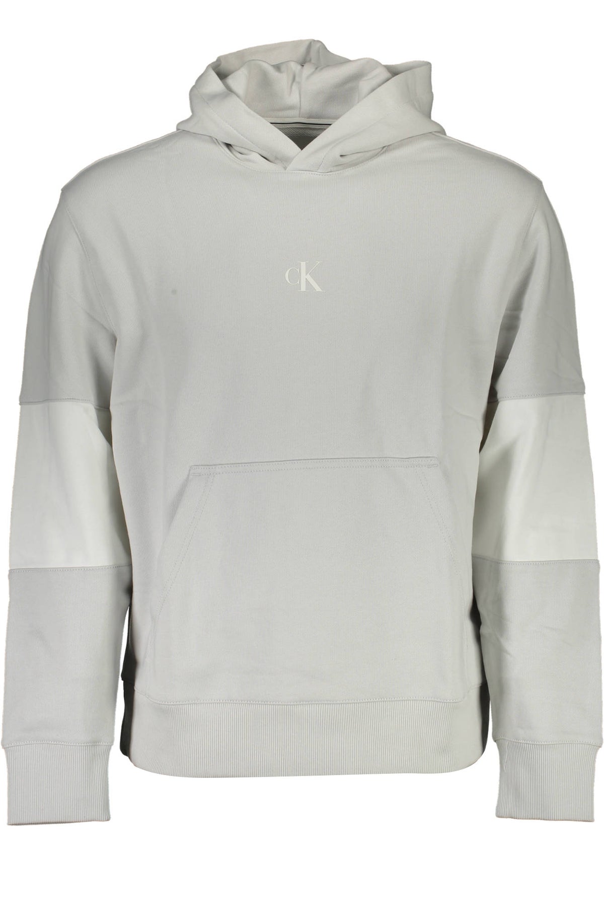 CALVIN KLEIN MEN'S GREY ZIPLESS SWEATER