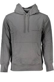 SWEATSHIRT COM CAPUZ CALVIN KLEIN HOMEM CINZENTA