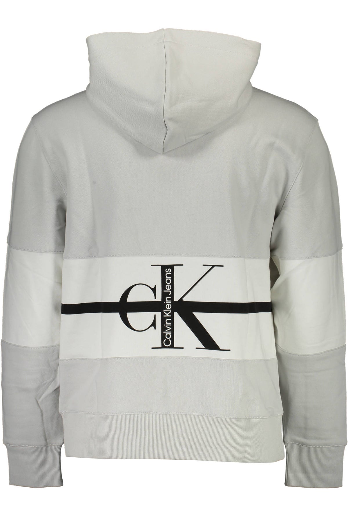 CALVIN KLEIN MEN'S GREY ZIPLESS SWEATER