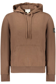 SWEATSHIRT COM CAPUZ CALVIN KLEIN HOMEM CASTANHA