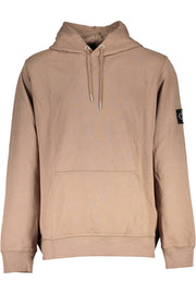 CALVIN KLEIN MEN'S ZIPLESS SWEATER BROWN