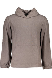SWEATSHIRT COM CAPUZ CALVIN KLEIN HOMEM CASTANHA
