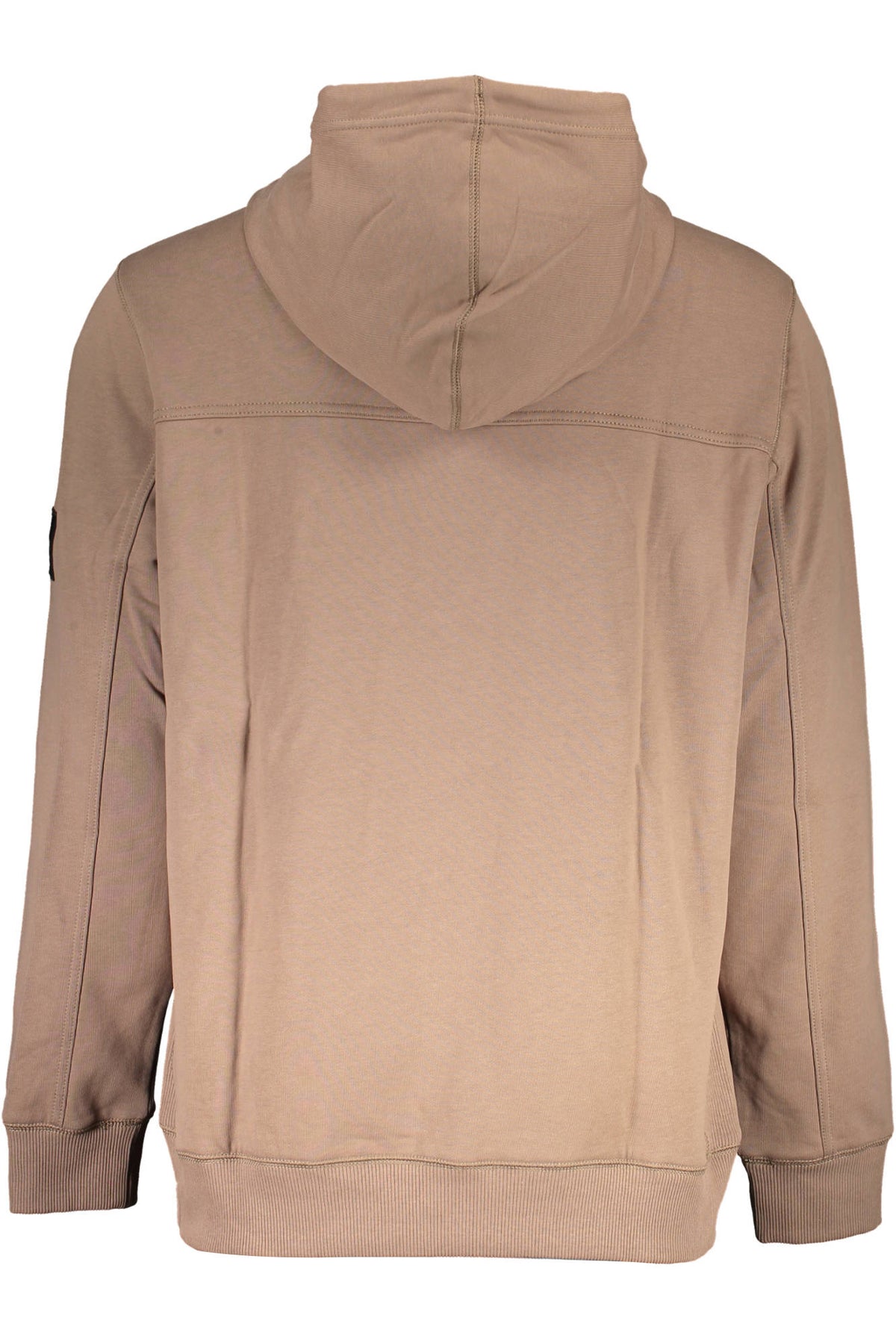 CALVIN KLEIN MEN'S ZIPLESS SWEATER BROWN