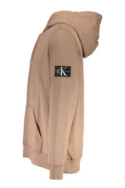 CALVIN KLEIN MEN'S ZIPLESS SWEATER BROWN