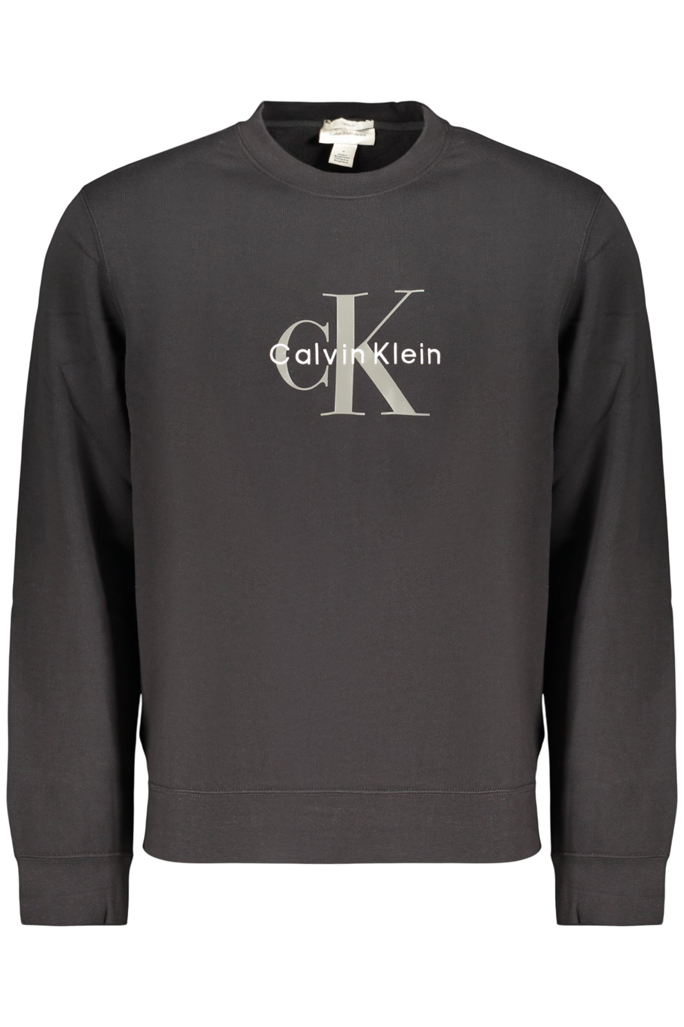 SWEATSHIRT EM ALGODÃO CALVIN KLEIN HOMEM PRETA