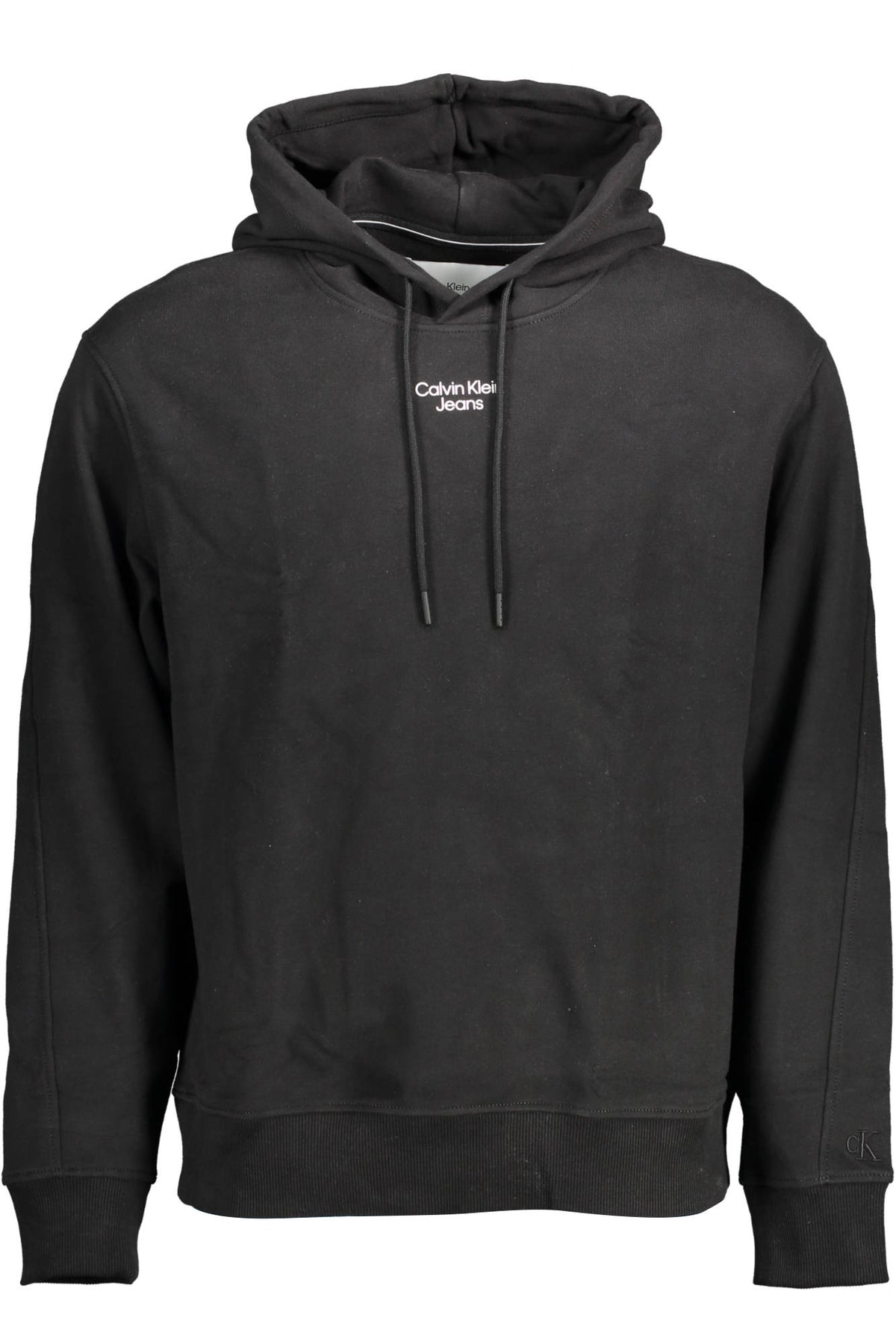 CALVIN KLEIN MEN'S BLACK SWEATER WITHOUT ZIP