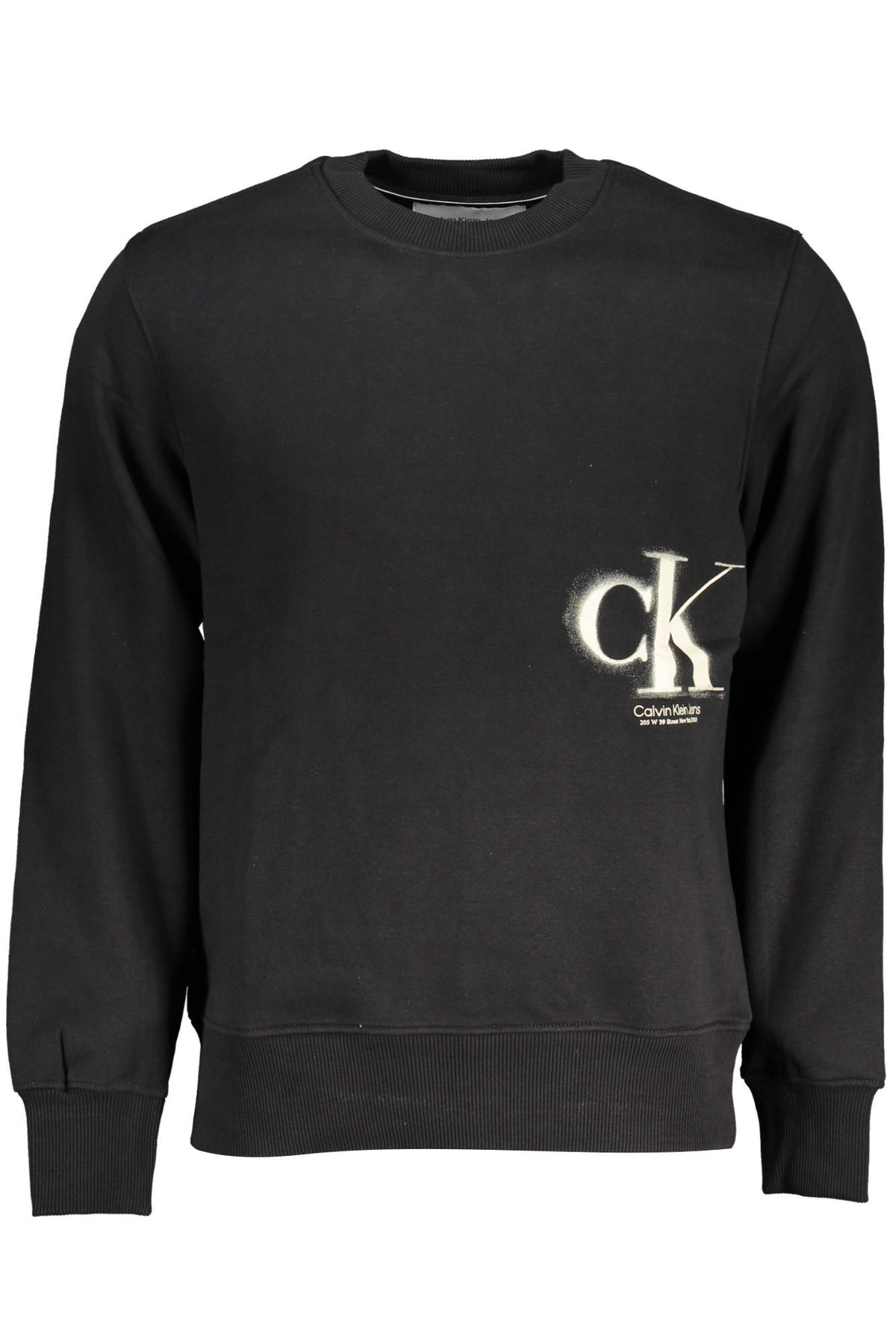CALVIN KLEIN MEN'S ZIPLESS SWEATER BLACK