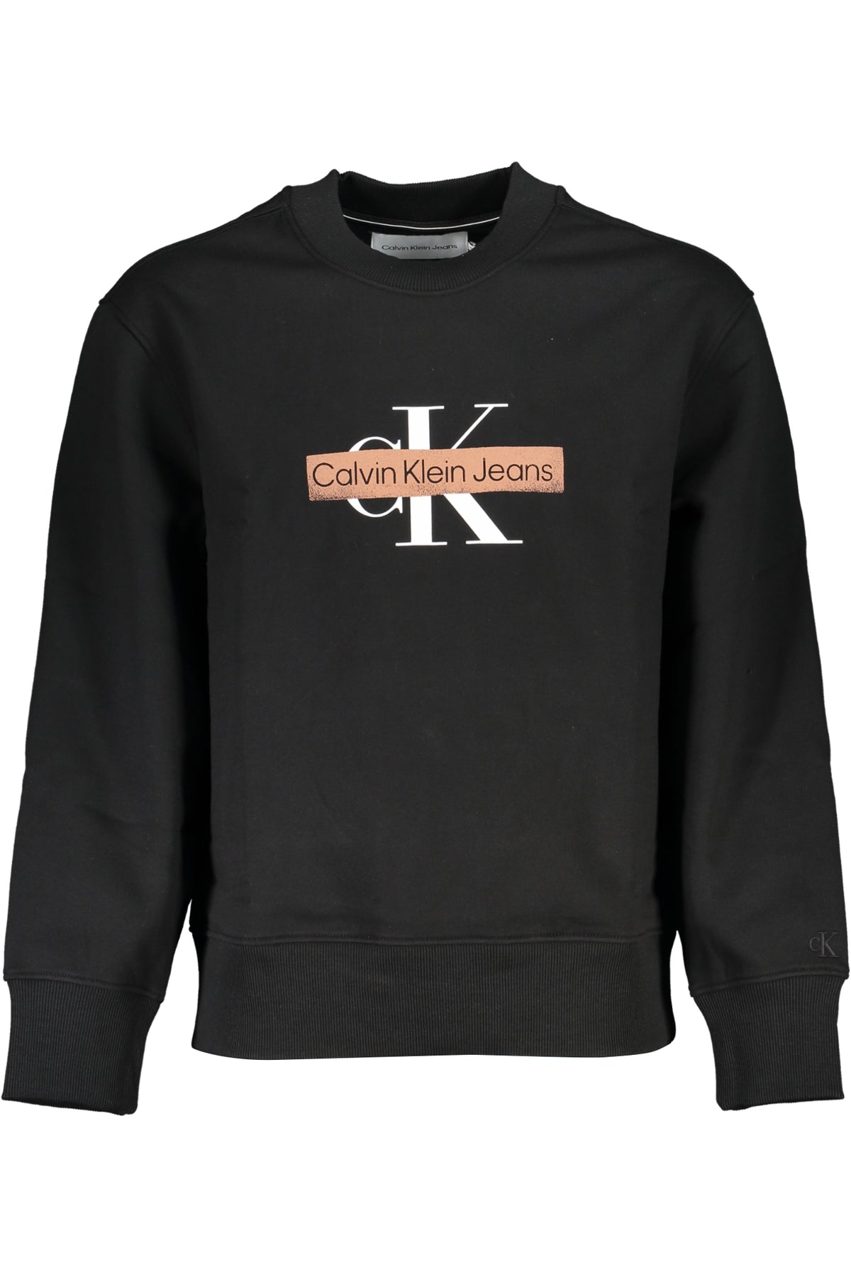 SWEATSHIRT EM ALGODÃO CALVIN KLEIN HOMEM PRETA