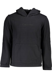 CALVIN KLEIN MEN'S BLACK SWEATER WITHOUT ZIP