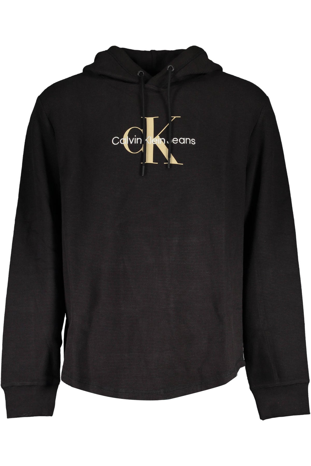 CALVIN KLEIN MEN'S BLACK SWEATSHIRT WITHOUT ZIP