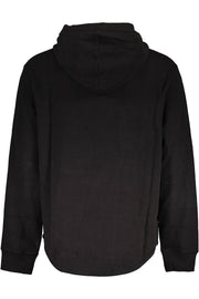 CALVIN KLEIN MEN'S BLACK SWEATSHIRT WITHOUT ZIP