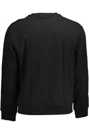 CALVIN KLEIN MEN'S BLACK SWEATER WITHOUT ZIP