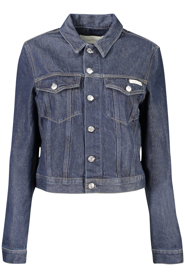 JAQUETA ESPORTIVA FEMININA CALVIN KLEIN AZUL