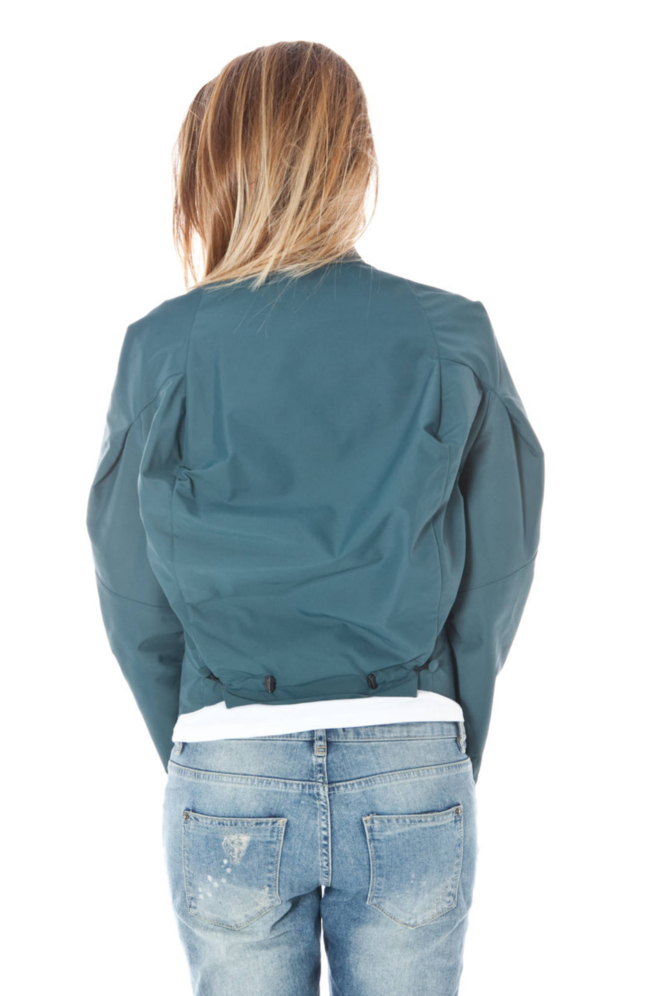 CALVIN KLEIN WOMEN'S GREEN SPORTS JACKET