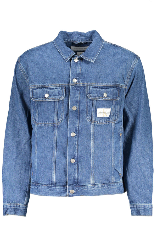 JAQUETA ESPORTIVA CALVIN KLEIN MASCULINA AZUL