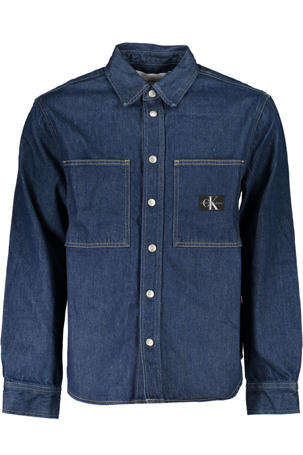 JAQUETA ESPORTIVA CALVIN KLEIN MASCULINA AZUL