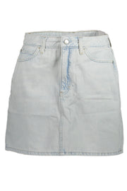 Calvin Klein Women's Light Blue Short Skirt