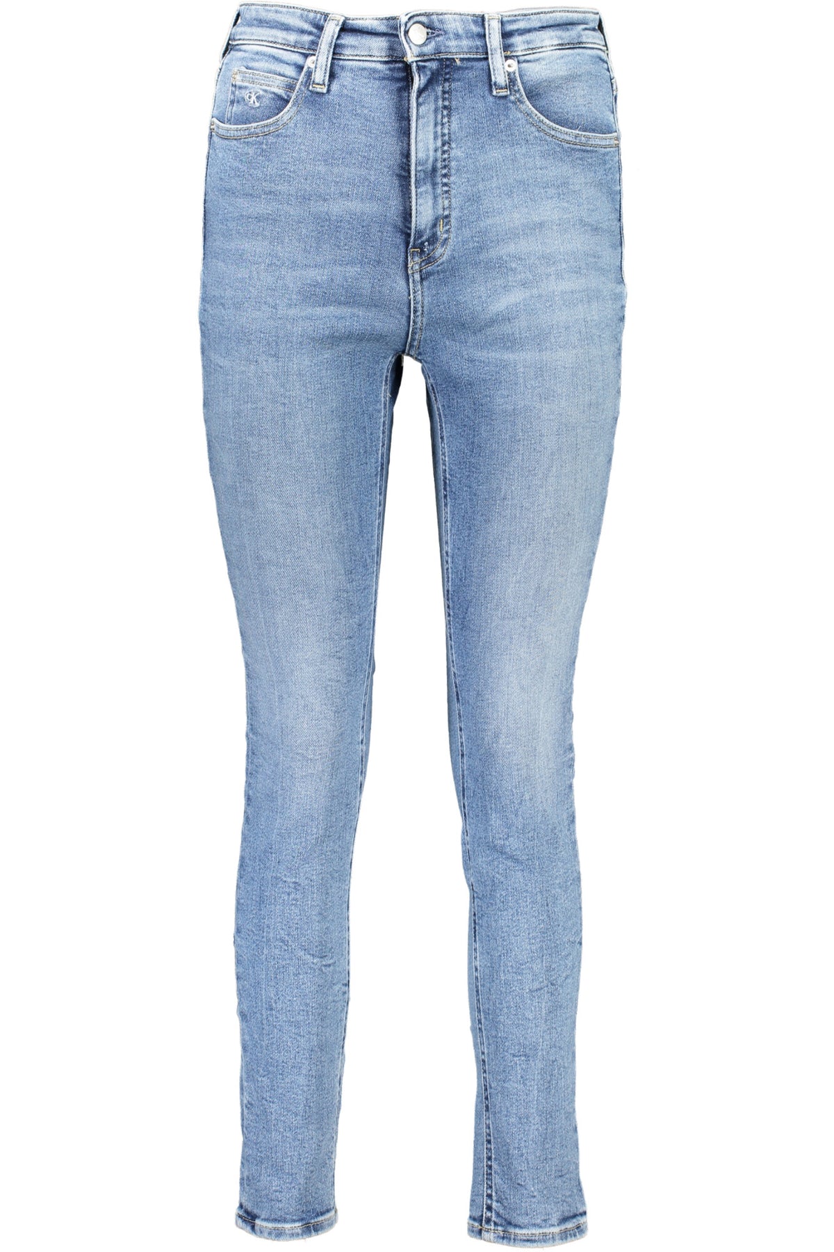 JEANS EM ALGODÃO CALVIN KLEIN MULHER AZUL CLARO