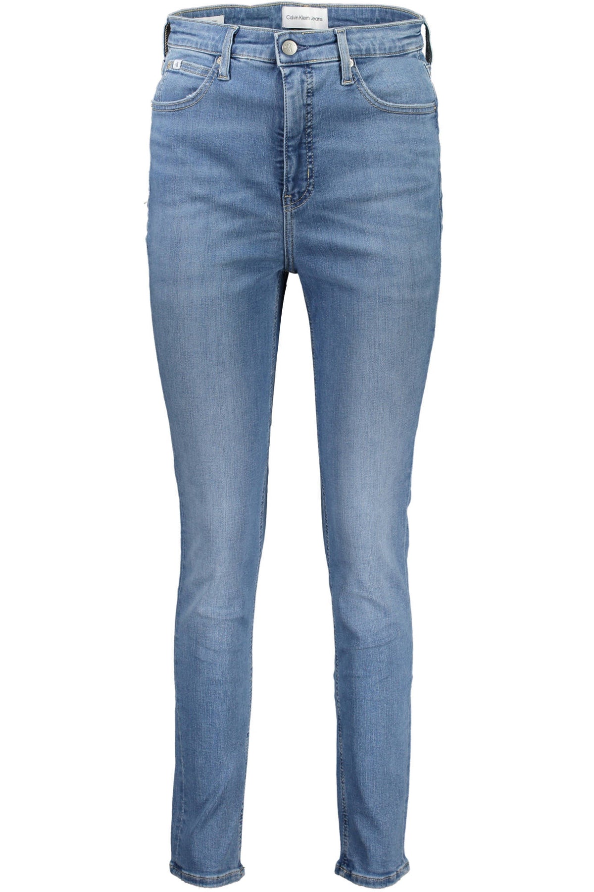 JEANS EM ALGODÃO CALVIN KLEIN MULHER AZUL CLARO