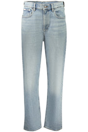 JEANS EM ALGODÃO CALVIN KLEIN MULHER AZUL CLARO