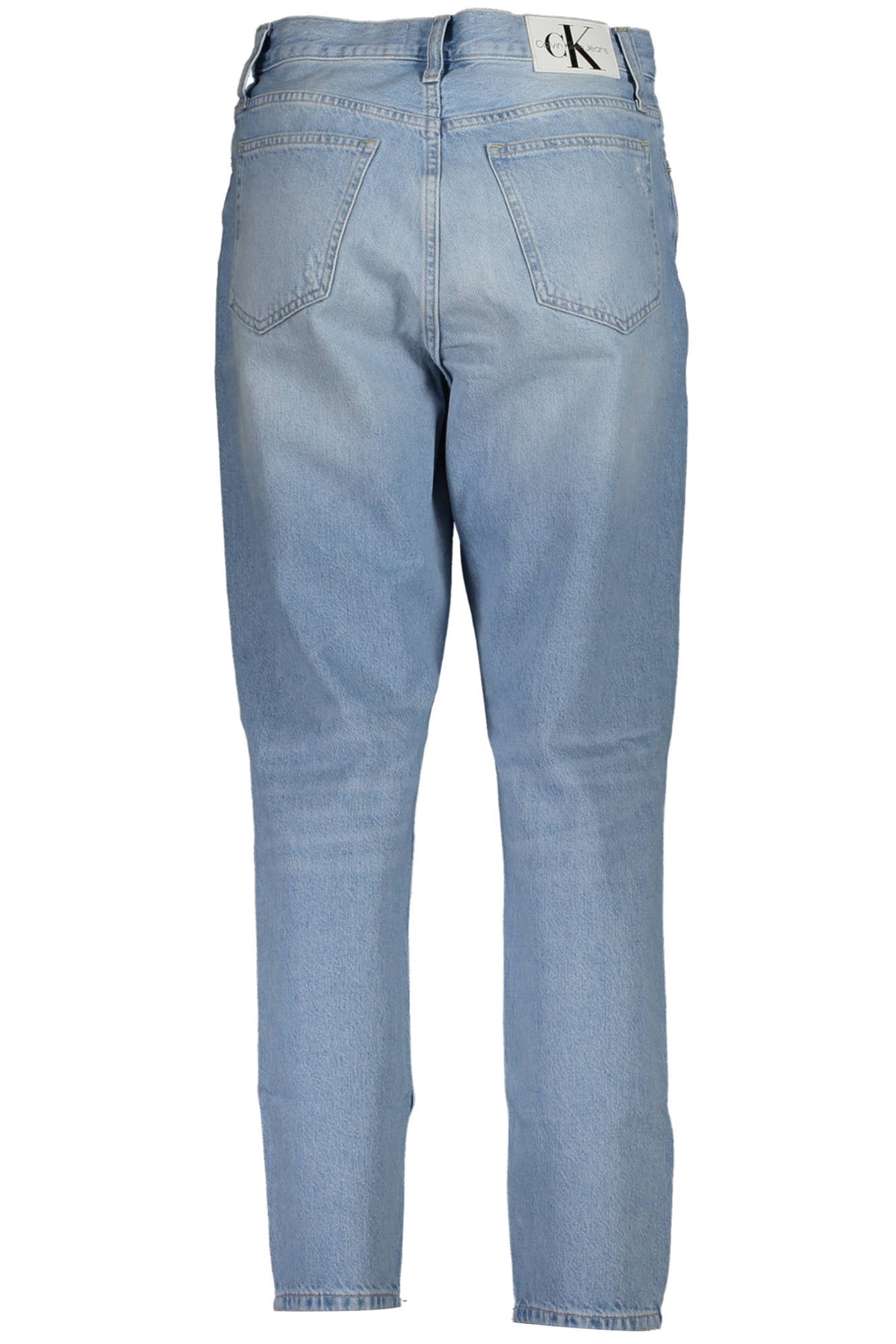JEANS EM ALGODÃO CALVIN KLEIN MULHER AZUL CLARO