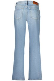 JEANS EM ALGODÃO CALVIN KLEIN MULHER AZUL CLARO