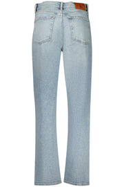 JEANS EM ALGODÃO CALVIN KLEIN MULHER AZUL CLARO