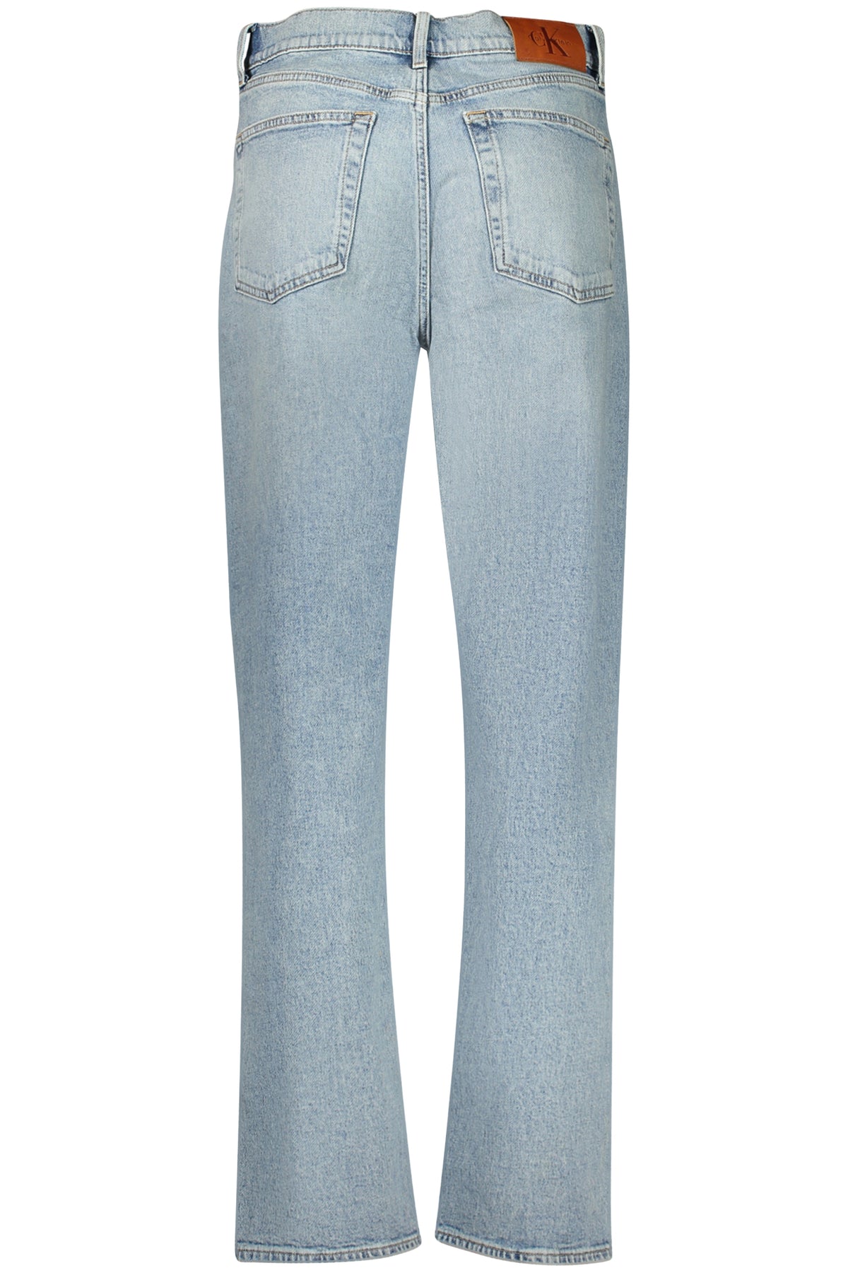 JEANS EM ALGODÃO CALVIN KLEIN MULHER AZUL CLARO