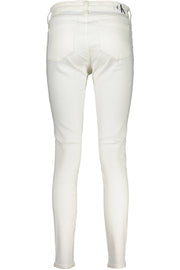 JEANS EM ALGODÃO CALVIN KLEIN MULHER BRANCOS