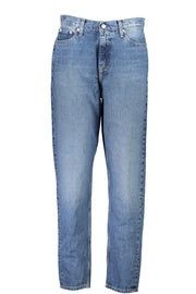 JEANS EM ALGODÃO CALVIN KLEIN MULHER AZUIS