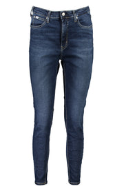 CALVIN KLEIN WOMEN'S BLUE DENIM JEANS