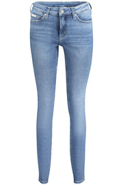 CALVIN KLEIN WOMEN'S BLUE DENIM JEANS
