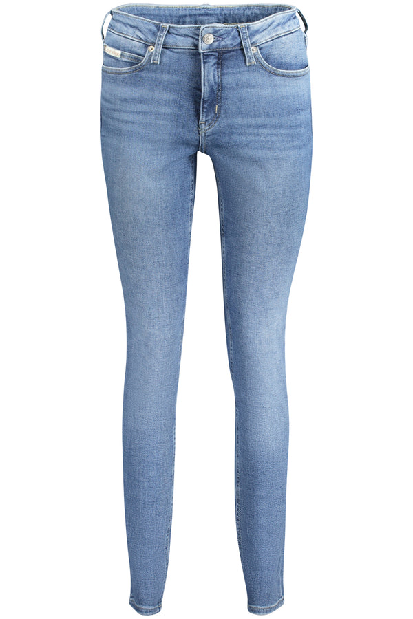 JEANS DENIM FEMININO CALVIN KLEIN AZUL