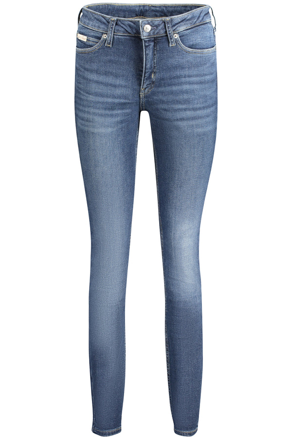 JEANS DENIM FEMININO CALVIN KLEIN AZUL